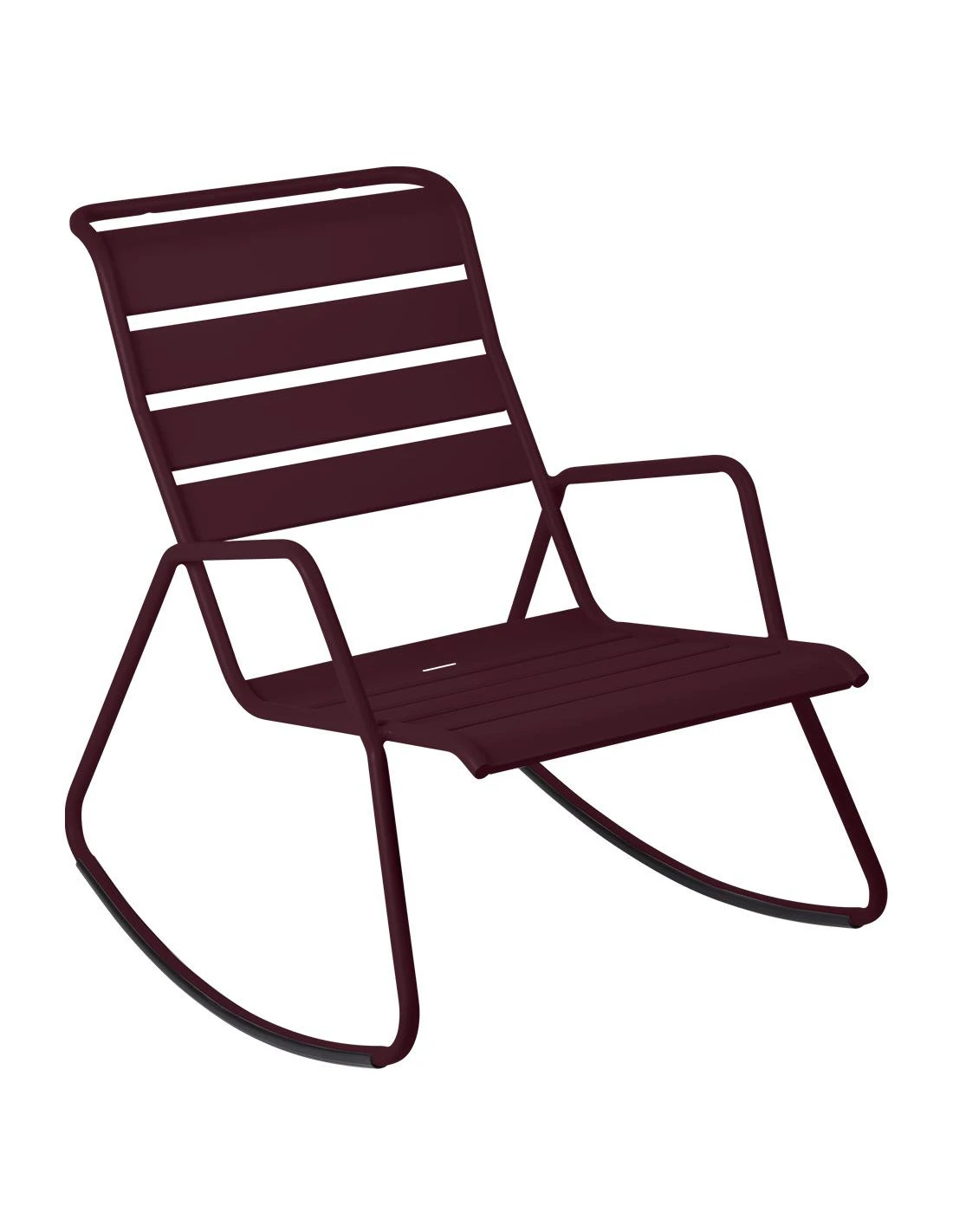 Rocking Chair Monceau En Métal - Cerise Noire 3 Rocking Chair Monceau En Métal - Cerise Noire