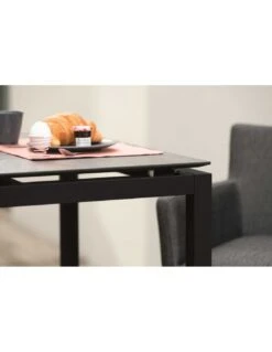 Devant -Lafuma Soldes Boutique structure de table aluminium noir mat stern 160 x 90 x 73 cm 1
