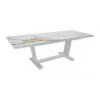 Table Amber Extensible 180/240x100 - Alu/Kedra - Blanc/Praline 1 Table Amber Extensible 180/240x100 - Alu/Kedra - Blanc/Praline -Lafuma Soldes Boutique table amber extensible 180240x100 alukedra blancpraline