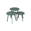 Table Basse D'appoint MASSAI Ø45cm - Acier époxy - Vert -Lafuma Soldes Boutique table basse d appoint massai o45cm acier epoxy 12