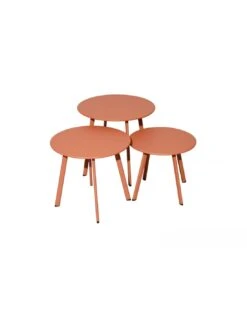 Devant -Lafuma Soldes Boutique table basse d appoint massai o45cm acier epoxy