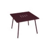 Table Basse De Jardin Monceau Métal Carrée 57 X 57 Cm - Cerise Noire -Lafuma Soldes Boutique table basse de jardin monceau metal carree 57 x 57 cm cerise noire