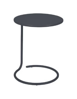 Table Basse Déportée Coolside Ø42 Cm Métal - Acier - Carbone