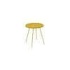 Table Basse Flower Ronde En Acier Avec Plateau Amovible - Honey 2 Table Basse Flower Ronde En Acier Avec Plateau Amovible - Honey -Lafuma Soldes Boutique table basse flower ronde en acier avec plateau amovible 1