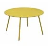 Table Basse Rio Ø70cm En Acier - Moutarde -Lafuma Soldes Boutique table basse rio o70cm en acier moutarde