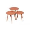 Table D'appoint MASSAI Ø50 Cm - Acier époxy - Hermès -Lafuma Soldes Boutique table d appoint massai o50 cm acier epoxy 5