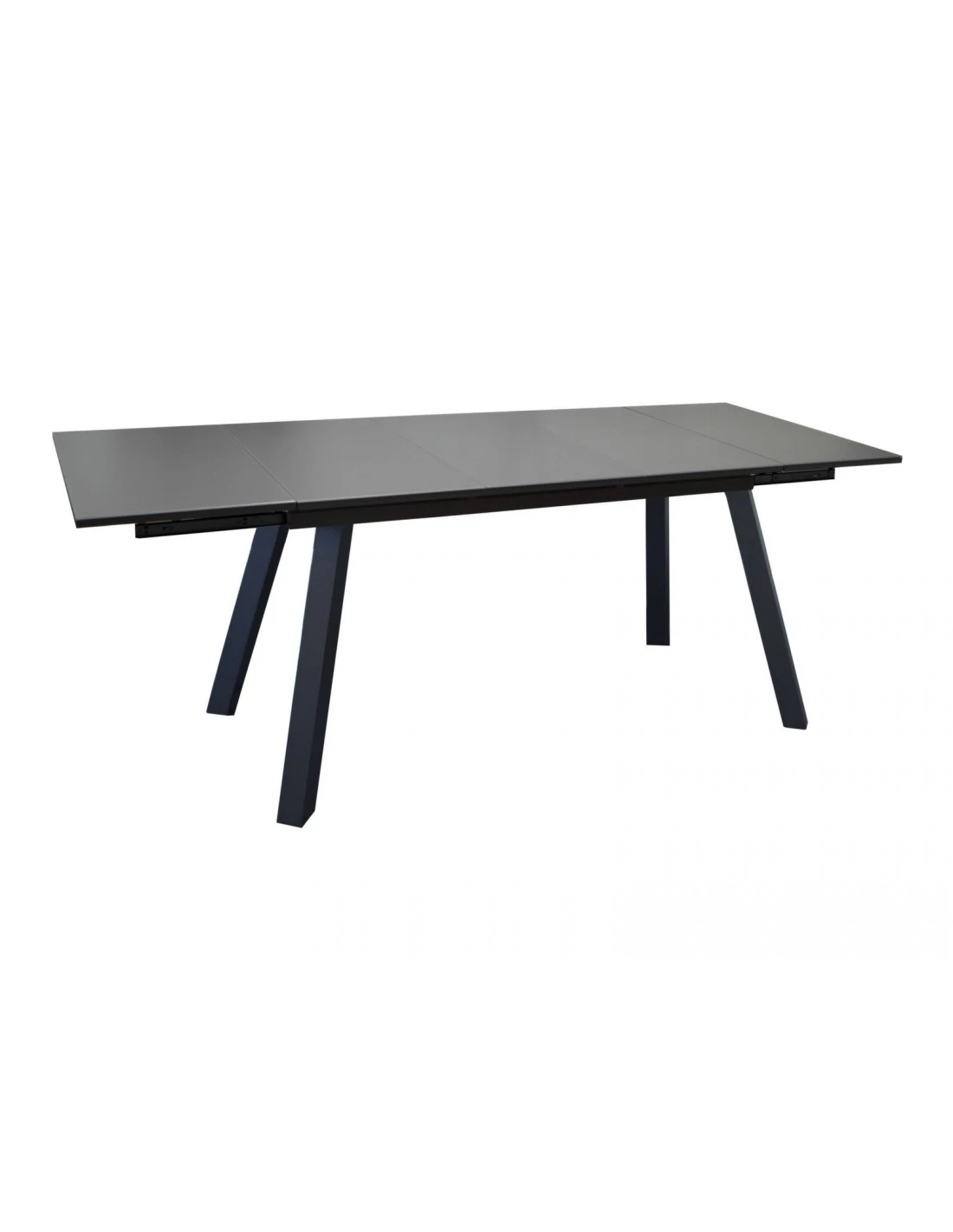 Table De Jardin AGRA Extensible 150/200/250 Cm - Aluminium Et Verre - Graphite / Gris 3 Table De Jardin AGRA Extensible 150/200/250 Cm - Aluminium Et Verre - Graphite / Gris