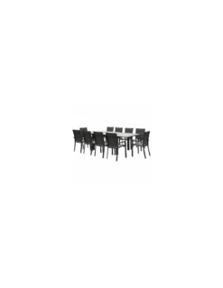 Table De Jardin Allure Extensible 10 Places - Aluminium Et HPL Effet Bois -Lafuma Soldes Boutique table de jardin allure extensible 10 places aluminium et hpl effet bois 6