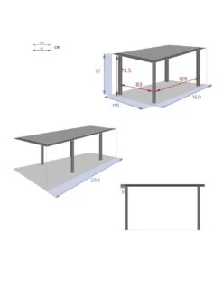 Table De Jardin Allure Extensible 10 Places - Aluminium Et HPL Effet Bois -Lafuma Soldes Boutique table de jardin allure extensible 10 places aluminium et hpl effet bois 8