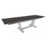 Table De Jardin AMBER Extensible L.180/230/280 Cm - Blanc Black Boréal -Lafuma Soldes Boutique table de jardin amber extensible l180230280 cm blanc black boreal