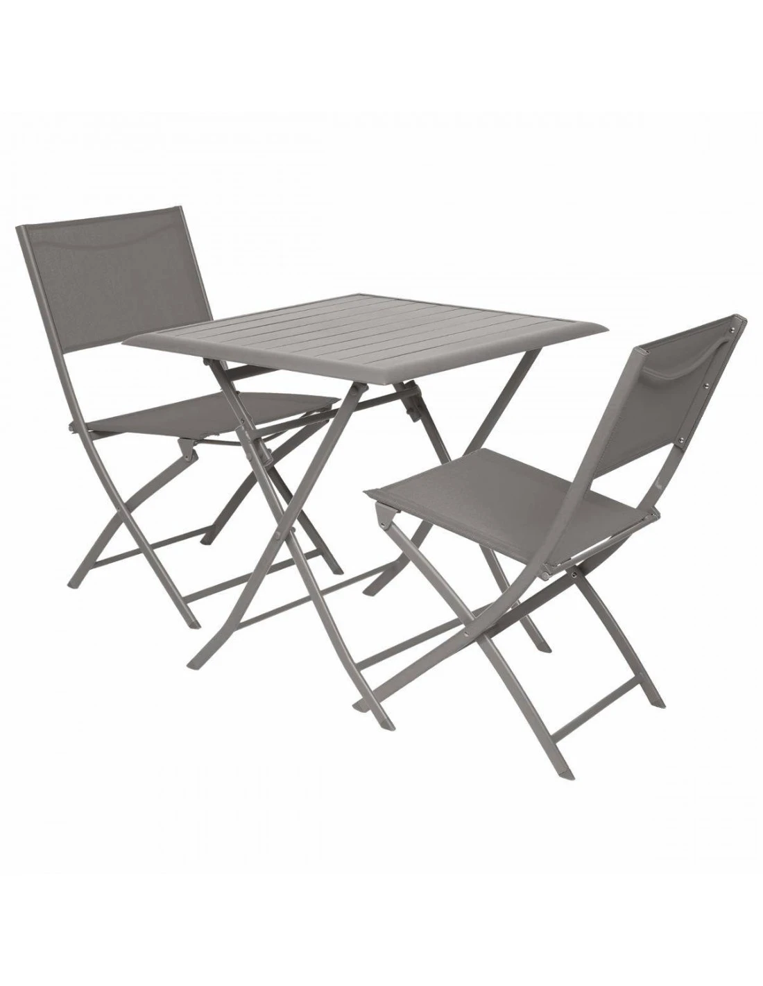 Table De Jardin Azua Pliante Carrée 2 Places - Aluminium - Tonka 6 Table De Jardin Azua Pliante Carrée 2 Places - Aluminium - Tonka – Image 4