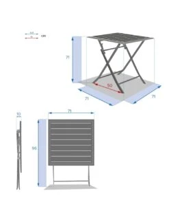 Table De Jardin Azua Pliante Carrée 2 Places - Aluminium - Tonka 15 Table De Jardin Azua Pliante Carrée 2 Places - Aluminium - Tonka -Lafuma Soldes Boutique table de jardin azua pliante carree 2 places aluminium tonka 6