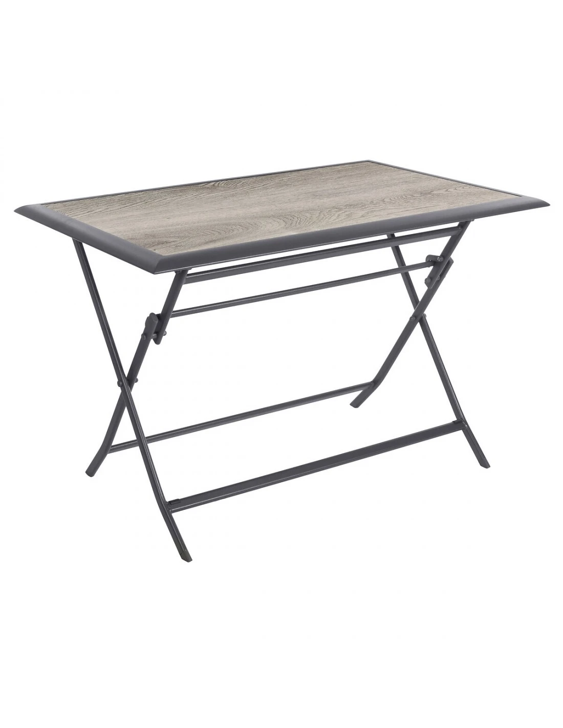 Table De Jardin Azua Pliante Rectangle 6 Places - Aluminium - Gris Smoke Plateau Effet Bois 3 Table De Jardin Azua Pliante Rectangle 6 Places - Aluminium - Gris Smoke Plateau Effet Bois