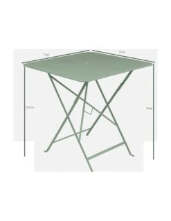 Table De Jardin Bistro 71x71 Cm - Métal Pliante Carrée - Citron Givré 7 Table De Jardin Bistro 71x71 Cm - Métal Pliante Carrée - Citron Givré -Lafuma Soldes Boutique table de jardin bistro 71x71 cm metal pliante carree 10