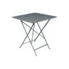 Table De Jardin Bistro 71x71 Cm - Métal Pliante Carrée - Gris Orage -Lafuma Soldes Boutique table de jardin bistro 71x71 cm metal pliante carree 5