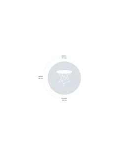 Table De Jardin Bistro D.96 Cm - Métal Pliante Ronde - Menthe Glaciale -Lafuma Soldes Boutique table de jardin bistro d96 cm metal pliante ronde 3