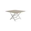 Table De Jardin Cargo 128 X 128 Cm - Métal Carrée - Muscade 2 Table De Jardin Cargo 128 X 128 Cm - Métal Carrée - Muscade -Lafuma Soldes Boutique table de jardin cargo 128 x 128 cm metal carree