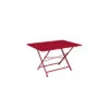 Table De Jardin Cargo 128x90 Cm En Métal Rectangle Pliante - Piment -Lafuma Soldes Boutique table de jardin cargo 128x90 cm en metal rectangle pliante piment
