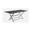 Table De Jardin Cargo 190x90 Cm - Métal Rectangle Pliante - Gris Argile -Lafuma Soldes Boutique table de jardin cargo 190x90 cm metal rectangle 6