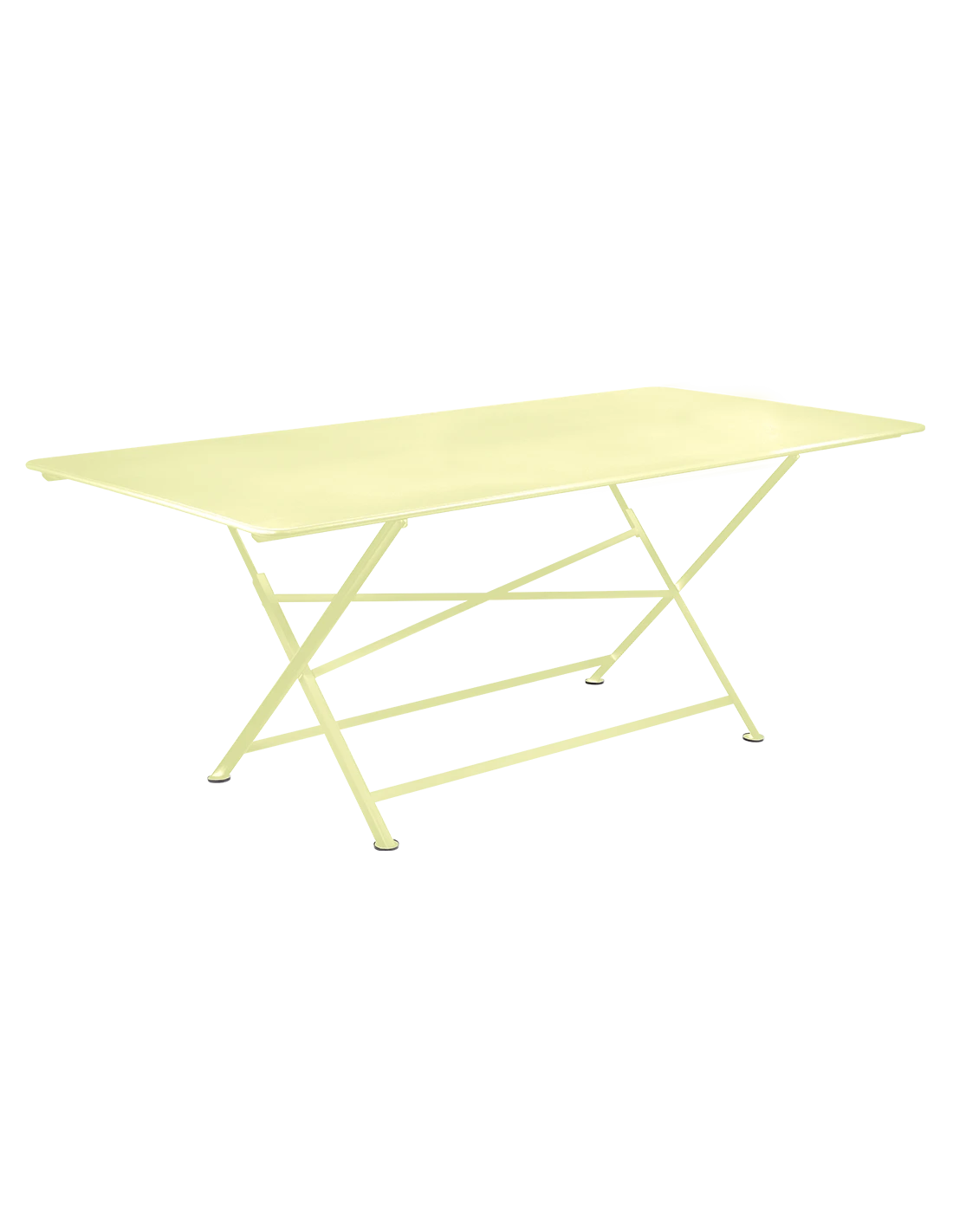 Table De Jardin Cargo 190x90 Cm - Métal Rectangle Pliante - Citron Givré 3 Table De Jardin Cargo 190x90 Cm - Métal Rectangle Pliante - Citron Givré