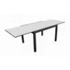 Table De Jardin Elise Extensible - 8 à 12 Places - Aluminium Et Verre - Graphite / Perle 2 Table De Jardin Elise Extensible - 8 à 12 Places - Aluminium Et Verre - Graphite / Perle -Lafuma Soldes Boutique table de jardin elise extensible 8 a 12 places aluminium et verre