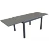 Table De Jardin Elise Extensible - 8 à 12 Places - Aluminium Et Verre - Graphite / Gris -Lafuma Soldes Boutique table de jardin elise extensible 8 a 12 places aluminium et verre 3