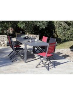 Table De Jardin Extensible Alice - Aluminium Graphite - 140 / 240 -Lafuma Soldes Boutique table de jardin extensible alice aluminium graphite 140 240 3
