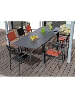 Table De Jardin Extensible Alice - Aluminium Graphite - 140 / 240 -Lafuma Soldes Boutique table de jardin extensible alice aluminium graphite 140 240 5