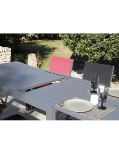 Table De Jardin Extensible Alice - Aluminium Graphite - 140 / 240 -Lafuma Soldes Boutique table de jardin extensible alice aluminium graphite 140 240 6