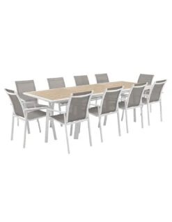 Table De Jardin Extensible Pavane 10 Personnes - Lin