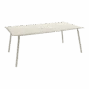 Table De Jardin Monceau 194 X 94 CM - 8 Personnes - Gris Argile -Lafuma Soldes Boutique table de jardin monceau 194 x 94 cm 8 personnes