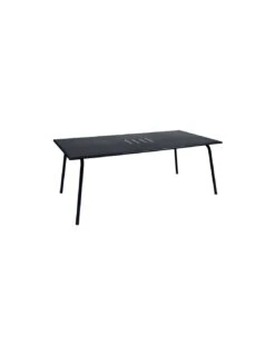 Table De Jardin Monceau 194 X 94 CM - 8 Personnes - Carbone