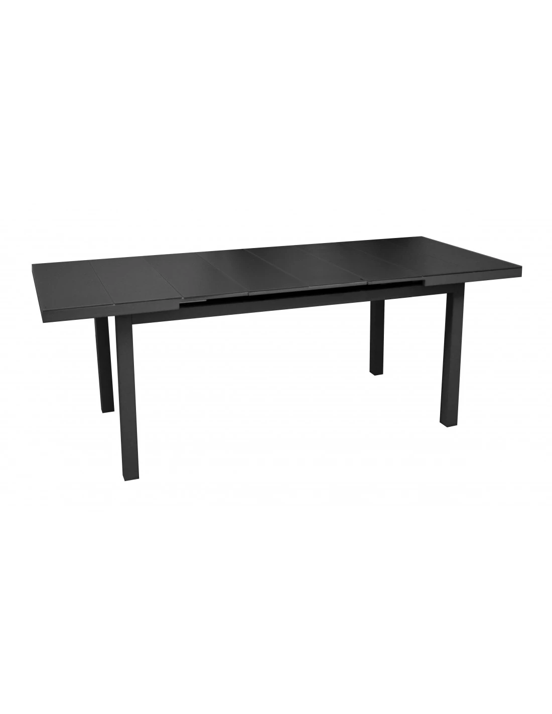 Table De Jardin Ondine - Aluminium Plateau Verre Extensible 160/213 Cm - Gris 3 Table De Jardin Ondine - Aluminium Plateau Verre Extensible 160/213 Cm - Gris