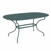 Table De Jardin Opéra Ovale 160 X 90 Cm - Métal Acier - Gris Orage -Lafuma Soldes Boutique table de jardin opera ovale 160 x 90 cm metal acier gris orage