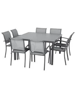 Table De Jardin Piazza Carrée 8 Personnes - Aluminium 10 Table De Jardin Piazza Carrée 8 Personnes - Aluminium -Lafuma Soldes Boutique table de jardin piazza carree 8 personnes aluminium 2