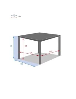 Table De Jardin Piazza Carrée 8 Personnes - Aluminium 12 Table De Jardin Piazza Carrée 8 Personnes - Aluminium -Lafuma Soldes Boutique table de jardin piazza carree 8 personnes aluminium 4