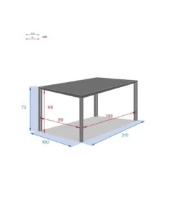 Table De Jardin Piazza Fixe - 8 Places - Aluminium Graphique 14 Table De Jardin Piazza Fixe - 8 Places - Aluminium Graphique -Lafuma Soldes Boutique table de jardin piazza fixe 8 places aluminium graphique 5