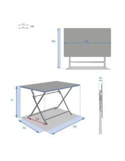 Table De Jardin Rectangle Greensboro Pliante 4 Places - Ambre 10 Table De Jardin Rectangle Greensboro Pliante 4 Places - Ambre -Lafuma Soldes Boutique table de jardin rectangle greensboro pliante 4 places 3
