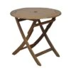 Table De Jardin Sophie Pliante Ronde En Eucalyptus - 80 Cm 2 Table De Jardin Sophie Pliante Ronde En Eucalyptus - 80 Cm -Lafuma Soldes Boutique table de jardin sophie pliante ronde en eucalyptus