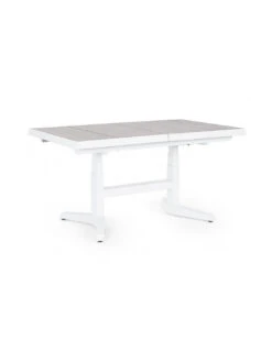 Table élévatrice Extensible Robert Aluminium Céramique Blanc -Lafuma Soldes Boutique table elevatrice extensible robert aluminium ceramique blanc 1