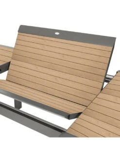 Table De Jardin Allure Extensible 10 Places - Aluminium Imprimé Effet Bois -Lafuma Soldes Boutique table extensible allure 10 places aluminium imprime effet bois 1 6