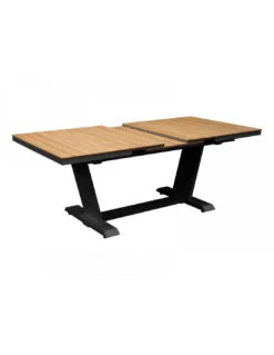 Table Extensible Amber - 180/240x100x76 Alu/TECK FSC 100% - Graphite/Teck -Lafuma Soldes Boutique table extensible amber 180240x100x76 aluteck fsc 100 graphiteteck 2