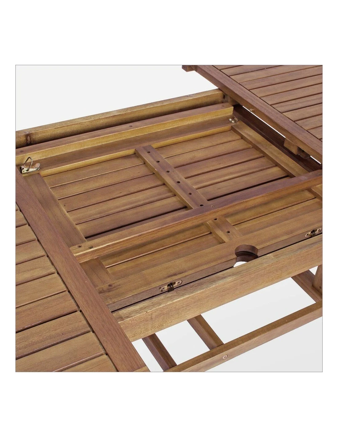 Table Ovale Extensible Acacia Noémi 180/240 X 100cm 6 Table Ovale Extensible Acacia Noémi 180/240 X 100cm – Image 4