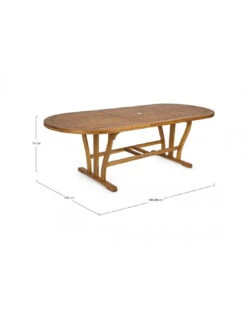 Table Ovale Extensible Acacia Noémi 180/240 X 100cm 13 Table Ovale Extensible Acacia Noémi 180/240 X 100cm -Lafuma Soldes Boutique table ovale extensible acacia noemi 180240 x 100cm 1 5