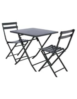 Table Pliante Carrée Greensboro 2 Places - Graphite -Lafuma Soldes Boutique table pliante carree greensboro 2 places graphite 3