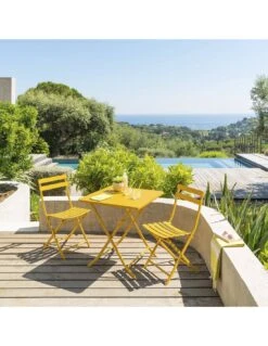 Table Pliante Carrée Greensboro 2 Places - Moutarde 10 Table Pliante Carrée Greensboro 2 Places - Moutarde -Lafuma Soldes Boutique table pliante carree greensboro 2 places moutarde 3