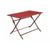 Table Pliante LORITA 110 X 70 Cm En Aluminium - Rouge -Lafuma Soldes Boutique table pliante lorita 110 x 70 cm en aluminium
