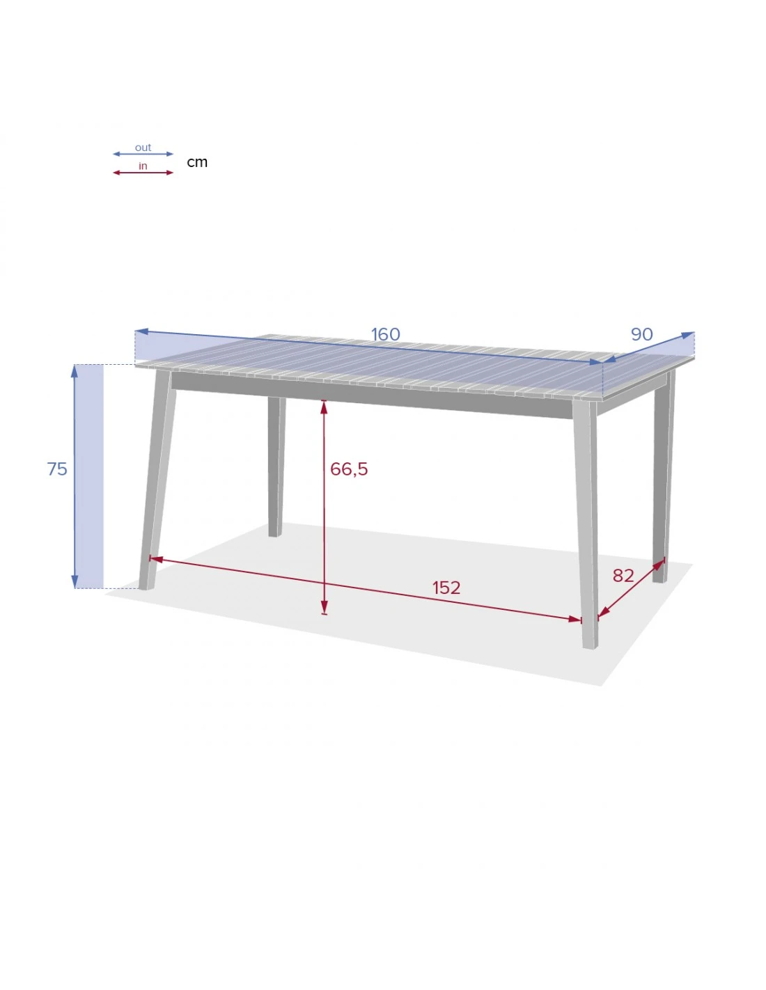 Table Rectangulaire TIWI En Bois D'Acacia 10 Table Rectangulaire TIWI En Bois D'Acacia – Image 8