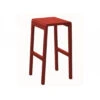 Tabouret Haut Antonino - Aluminium Rouge -Lafuma Soldes Boutique tabouret haut antonino aluminium rouge