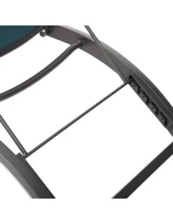 Transat De Jardin Milenio - 5 Positions - Aluminium Et Texaline - Graphite / Bleu Canard -Lafuma Soldes Boutique transat de jardin milenio 5 positions aluminium et texaline graphite bleu canard 3